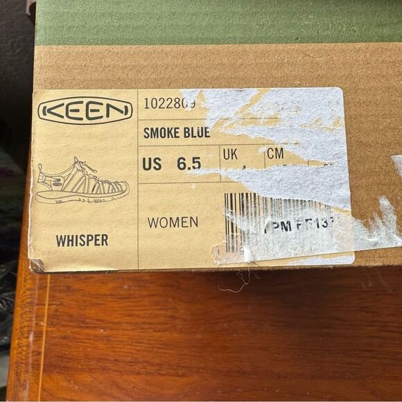 KEEN Women's Whisper Closed Toe Smoke Blue Washable Adventure Sandals 6.5 NIB - Picture 13 of 16